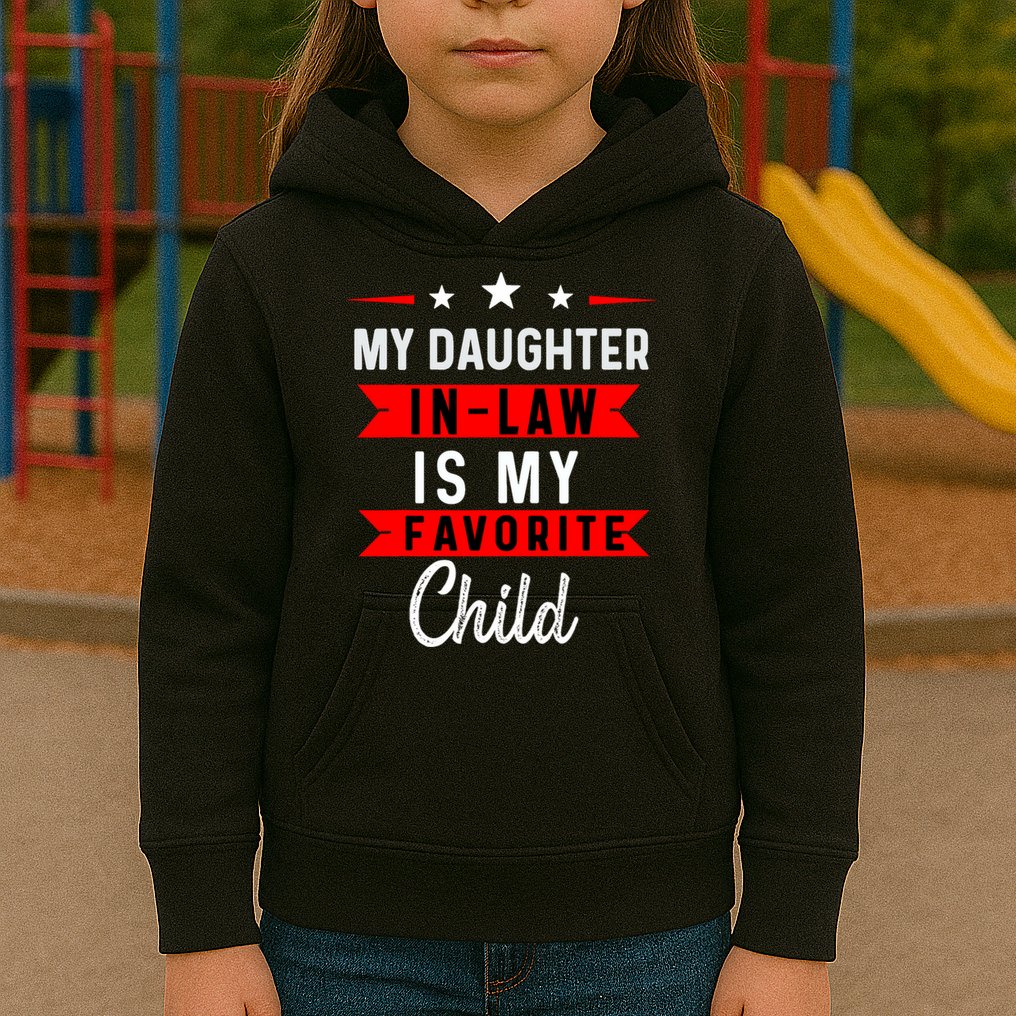 My Daughter In Law Is My Favorite Child Daughter In Law Kids Hoodie