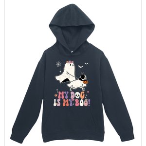 My Dog Is My Boo Boston Terrier Pumpkin Ghost Halloween Meaningful Gift Urban Pullover Hoodie