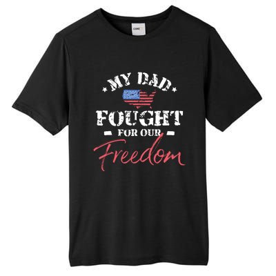 My Dad Is A Veteran Tall Fusion ChromaSoft Performance T-Shirt