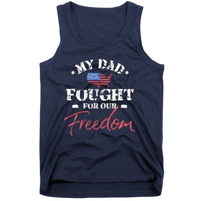 My Dad Is A Veteran Tank Top