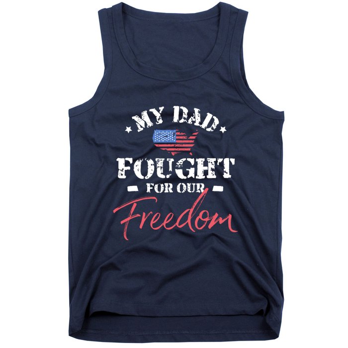 My Dad Is A Veteran Tank Top