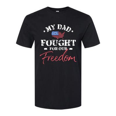 My Dad Is A Veteran Softstyle CVC T-Shirt