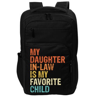 My Daughter In Law Is My Favorite Child Vintage Impact Tech Backpack