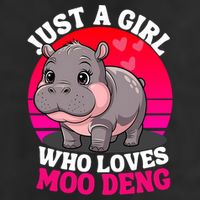 Moo Deng Just A Girl Who Loves Moo Deng Cute Baby Hippo Cool Comfort Performance Bucket Hat