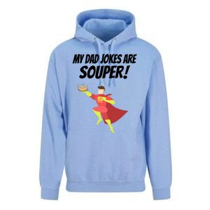 My Dad Jokes Are Souper! Hilariously Bad Gift Unisex Surf Hoodie