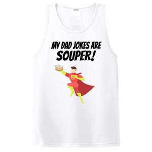 My Dad Jokes Are Souper! Hilariously Bad Gift PosiCharge Competitor Tank