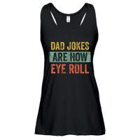 Men Dad Jokers Are Now Eye Roll Fathers Day Vintage Funny Ladies Essential Flowy Tank