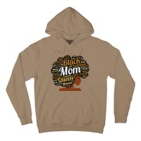 Mother’s Day Juneteenth Black Mom Queen Afro African Woman Hoodie