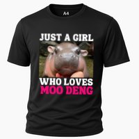 Moo Deng Just A Girl Who Loves Moo Deng Cooling Performance Crew T-Shirt