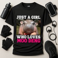 Moo Deng Just A Girl Who Loves Moo Deng Cooling Performance Crew T-Shirt