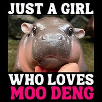 Moo Deng Just A Girl Who Loves Moo Deng Cooling Performance Crew T-Shirt