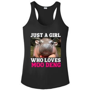 Moo Deng Just A Girl Who Loves Moo Deng Ladies PosiCharge Competitor Racerback Tank