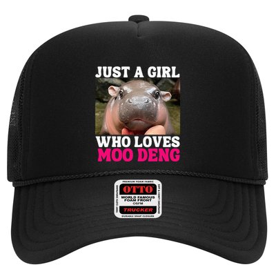 Moo Deng Just A Girl Who Loves Moo Deng Trucker Hat