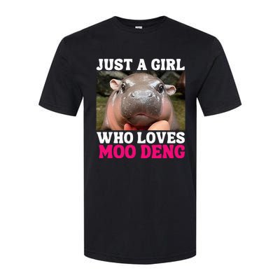 Moo Deng Just A Girl Who Loves Moo Deng Softstyle® CVC T-Shirt