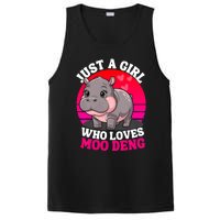 Moo Deng Just A Girl Who Loves Moo Deng Cute Baby Hippo PosiCharge Competitor Tank