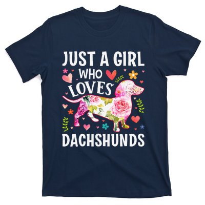 MotherS Day Just A Girl Who Loves Dachshunds T-Shirt