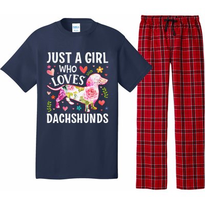 MotherS Day Just A Girl Who Loves Dachshunds Pajama Set