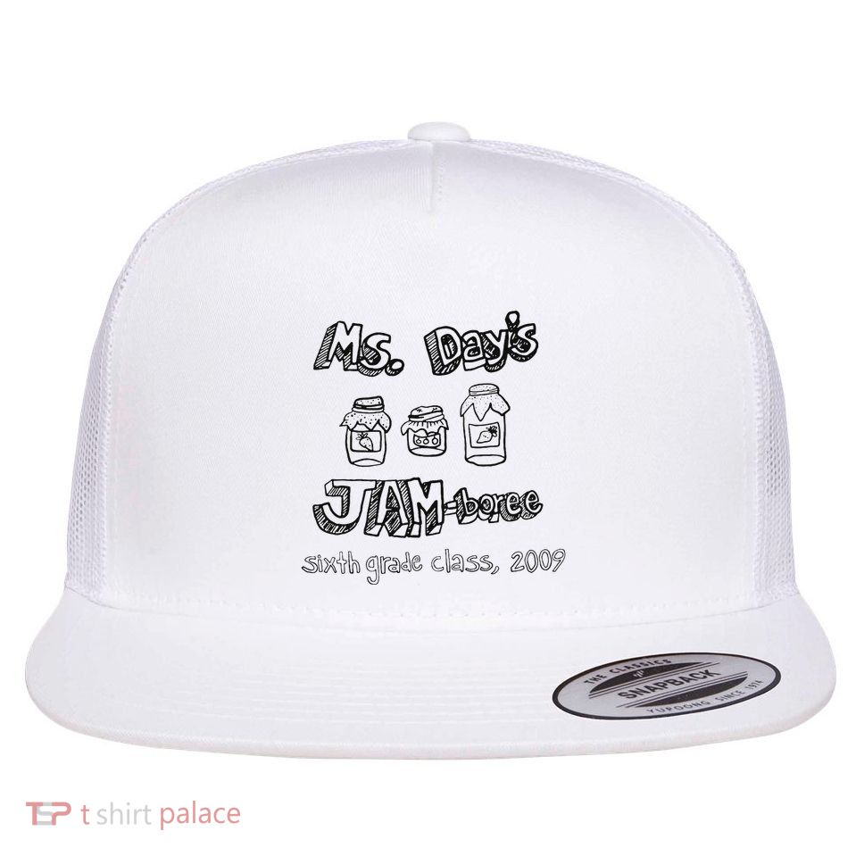 Ms. DayS Jam Boree Sixth Grade Class 2009 New Girl Funny Flat Bill Trucker Hat