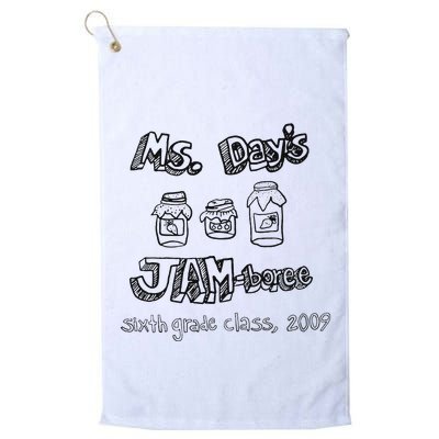Ms. DayS Jam Boree Sixth Grade Class 2009 New Girl Funny Golf Towel