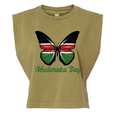 Madaraka Day Kenya Family Funny Gift Gift Garment-Dyed Women's Muscle Tee