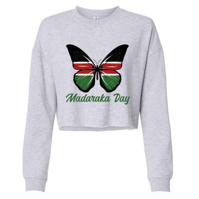 Madaraka Day Kenya Family Funny Gift Gift Cropped Pullover Crew