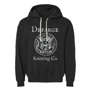 Madame Defarge Knitting School Charles Dickens Garment-Dyed Fleece Hoodie