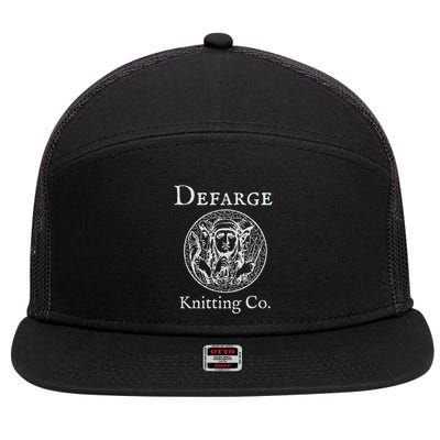 Madame Defarge Knitting School Charles Dickens 7 Panel Mesh Trucker Snapback Hat