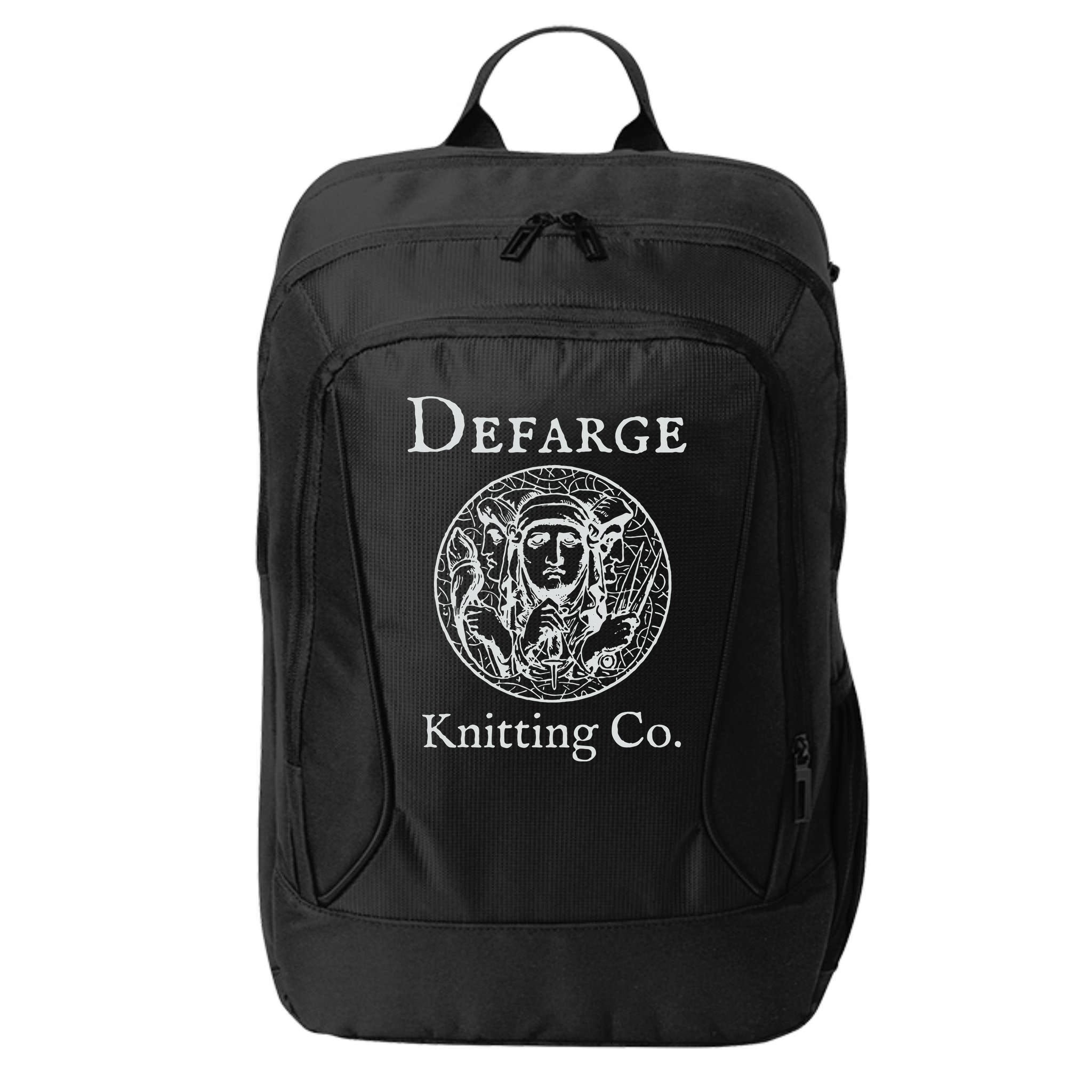 Madame Defarge Knitting School Charles Dickens City Backpack