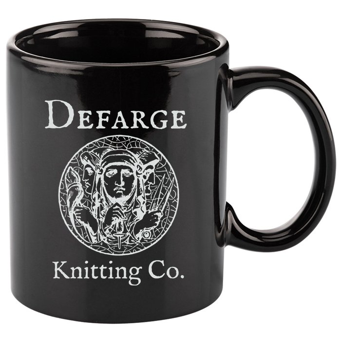 Madame Defarge Knitting School Charles Dickens 11oz C Handle Ceramic Mug