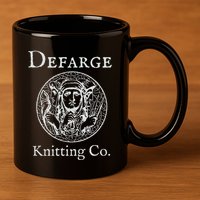 Madame Defarge Knitting School Charles Dickens 11oz C Handle Ceramic Mug