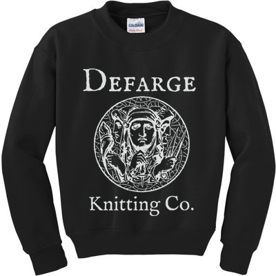 Madame Defarge Knitting School Charles Dickens Kids Sweatshirt