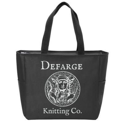 Madame Defarge Knitting School Charles Dickens Zip Tote Bag