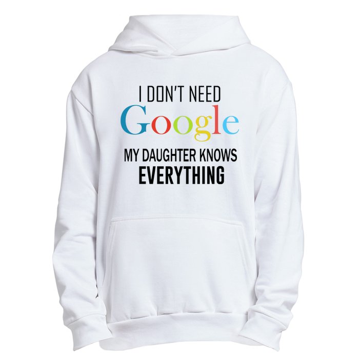 My Daughter Knows Everything Urban Pullover Hoodie