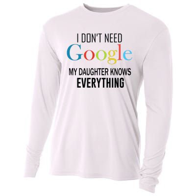 My Daughter Knows Everything Cooling Performance Long Sleeve Crew