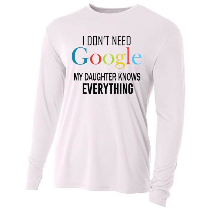 My Daughter Knows Everything Cooling Performance Long Sleeve Crew