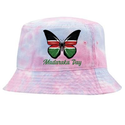 Madaraka Day Kenya Family Funny Gift Gift Tie-Dyed Bucket Hat