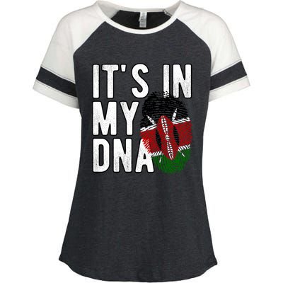 Madaraka Day Kenya ItS My Dna Meaningful Gift Enza Ladies Jersey Colorblock Tee