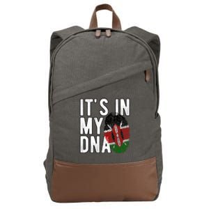 Madaraka Day Kenya ItS My Dna Meaningful Gift Cotton Canvas Backpack