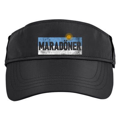 MaradöNer Doner Kebab Argentina Vintage Funny Gift Adult Drive Performance Visor