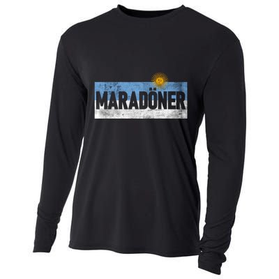 MaradöNer Doner Kebab Argentina Vintage Funny Gift Cooling Performance Long Sleeve Crew
