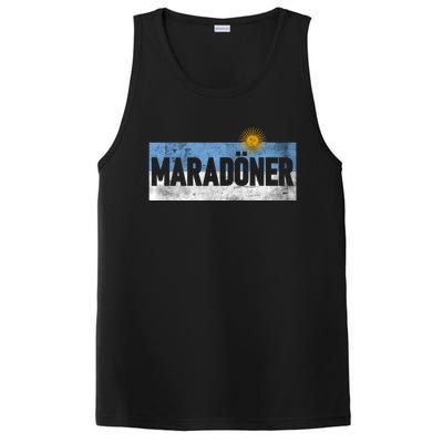 MaradöNer Doner Kebab Argentina Vintage Funny Gift PosiCharge Competitor Tank