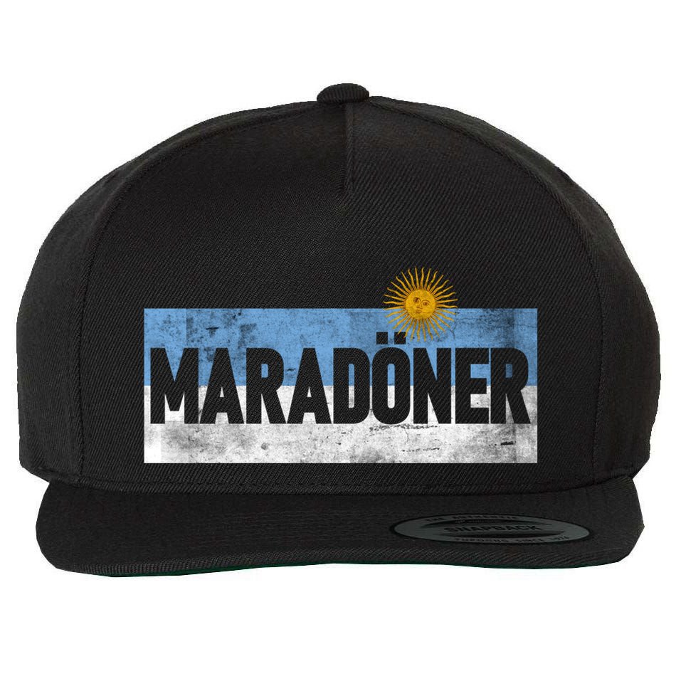 MaradöNer Doner Kebab Argentina Vintage Funny Gift Wool Snapback Cap