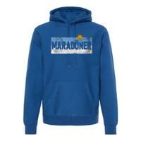 MaradöNer Doner Kebab Argentina Vintage Funny Gift Premium Hoodie