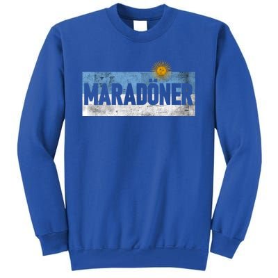 MaradöNer Doner Kebab Argentina Vintage Funny Gift Tall Sweatshirt