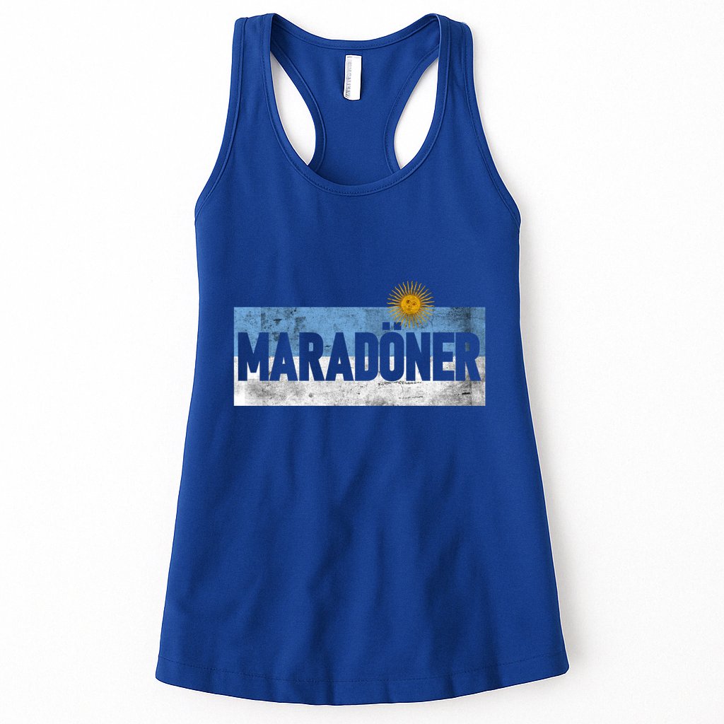 MaradöNer Doner Kebab Argentina Vintage Funny Gift Womens Tank Top