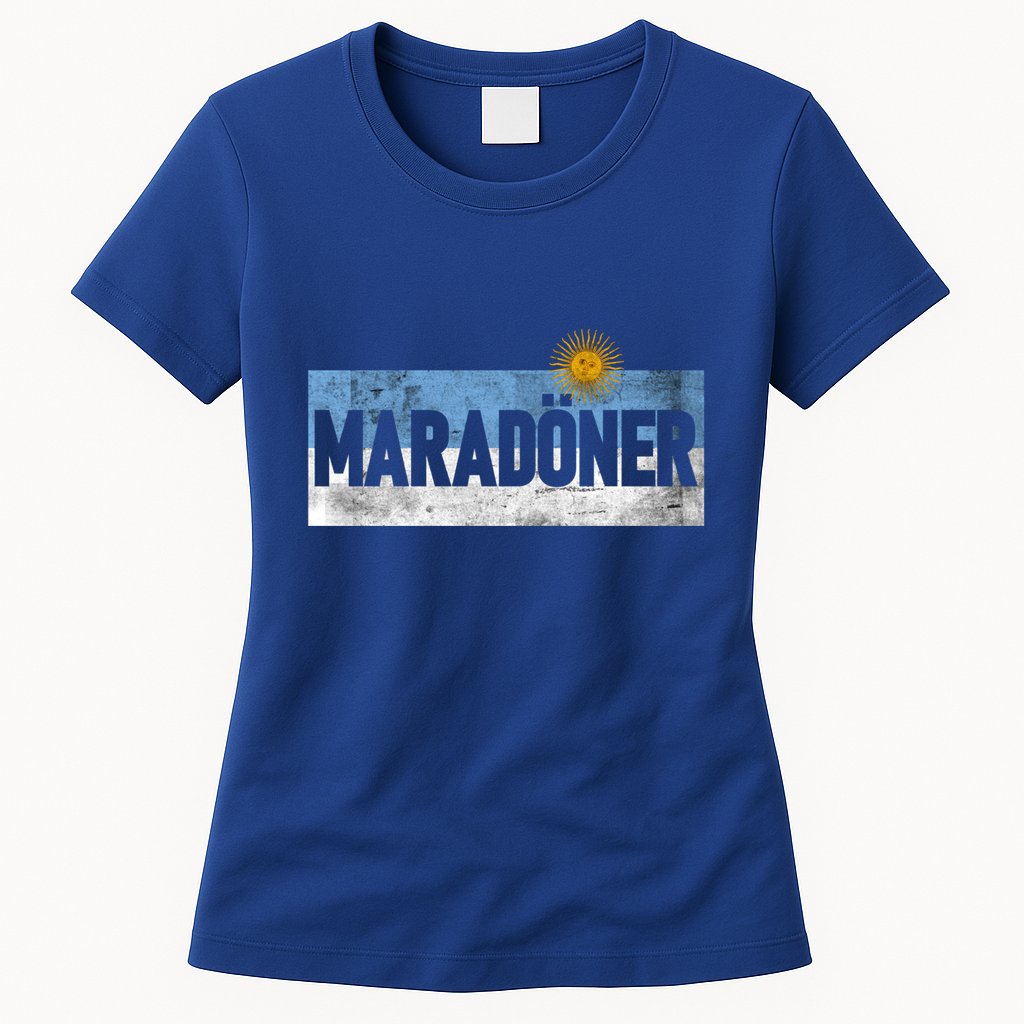 MaradöNer Doner Kebab Argentina Vintage Funny Gift Womens T-Shirt