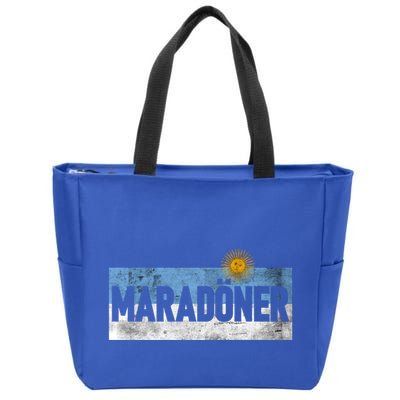 MaradöNer Doner Kebab Argentina Vintage Funny Gift Zip Tote Bag