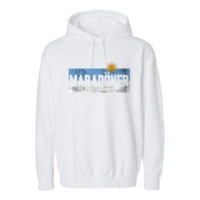 MaradöNer Doner Kebab Argentina Vintage Funny Gift Garment-Dyed Fleece Hoodie