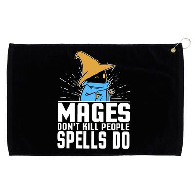 Mages Don't Kill People Spells Do Halloween Grommeted Golf Towel