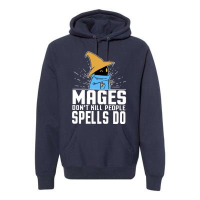 Mages Don't Kill People Spells Do Halloween Premium Hoodie